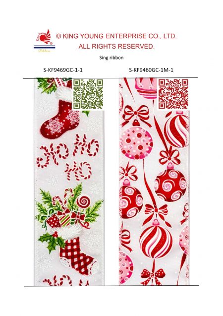 AI Sing Ribbon-Xmas Socks and decors